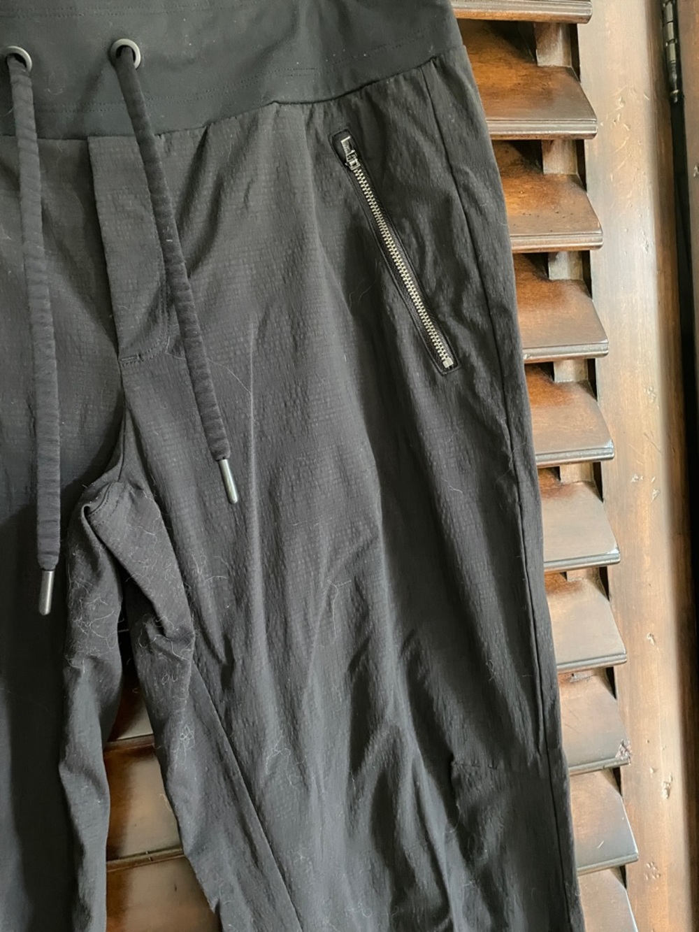 Athleta Jogger Pants Black Size 12 Trekkie - Picture 4 of 7